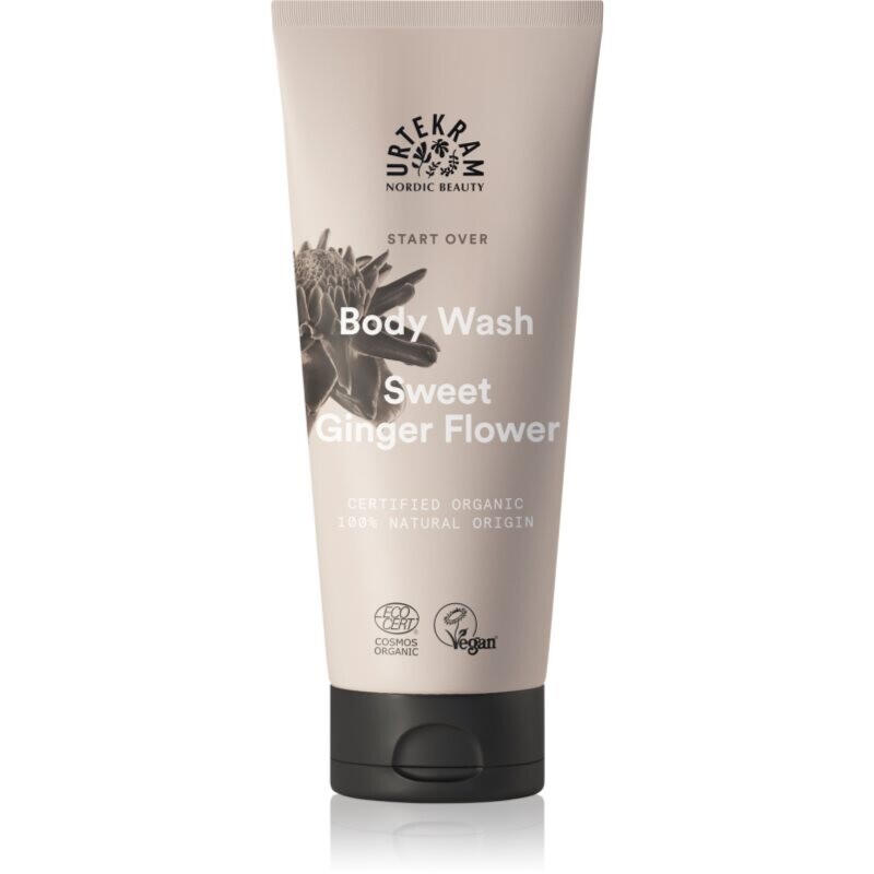 Urtekram Sweet Ginger Flower gentle shower gel with extracts from aloe and ginger 200 ml