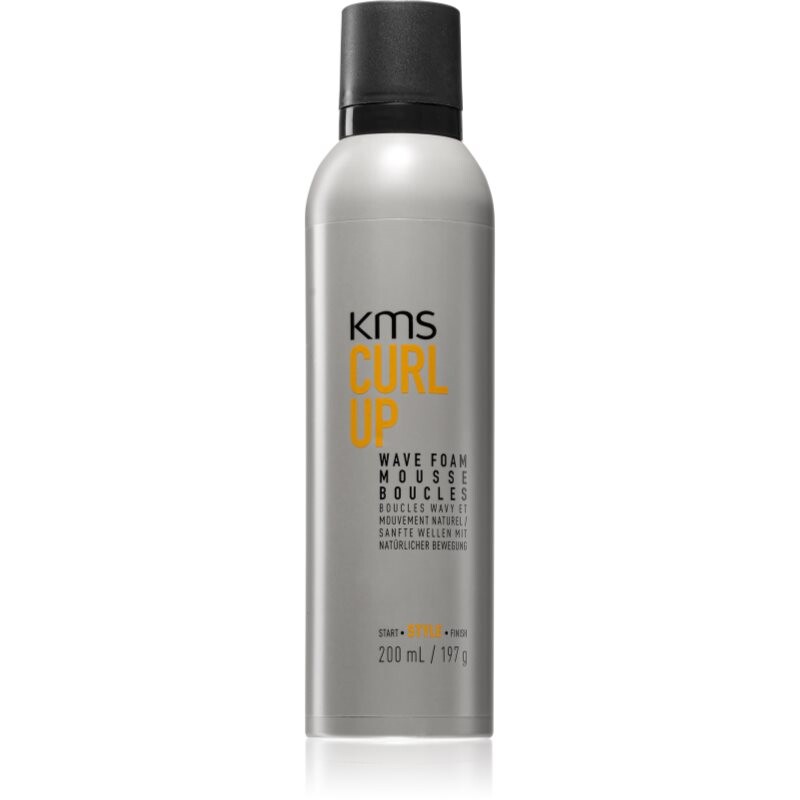 KMS Curl Up Wave Foam hair mousse for curl definition 200 ml