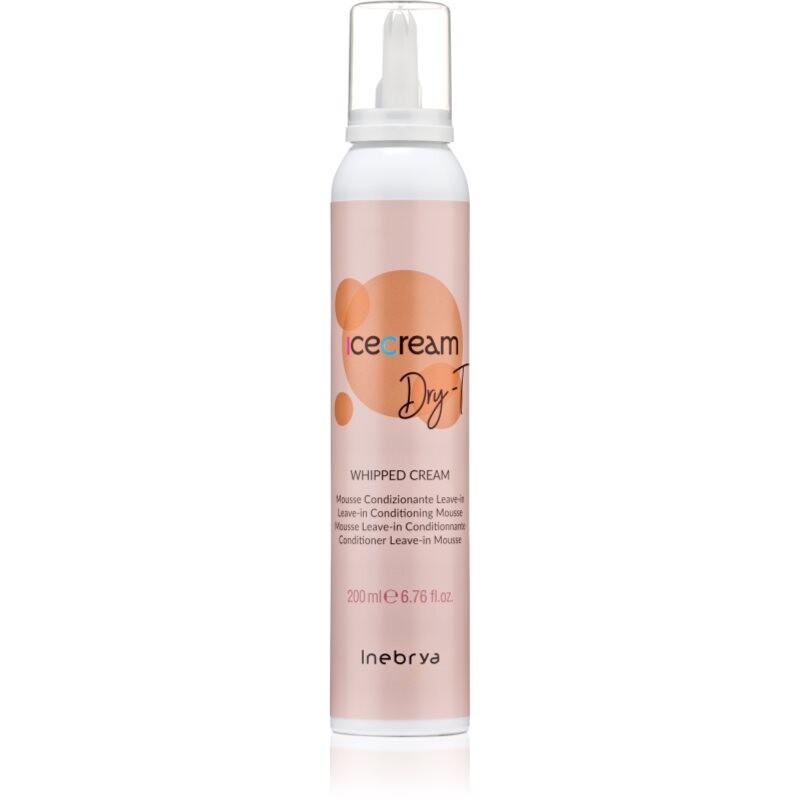 Inebrya Ice Cream Dry-T Whipped Cream moisturising foam for hair 200 ml