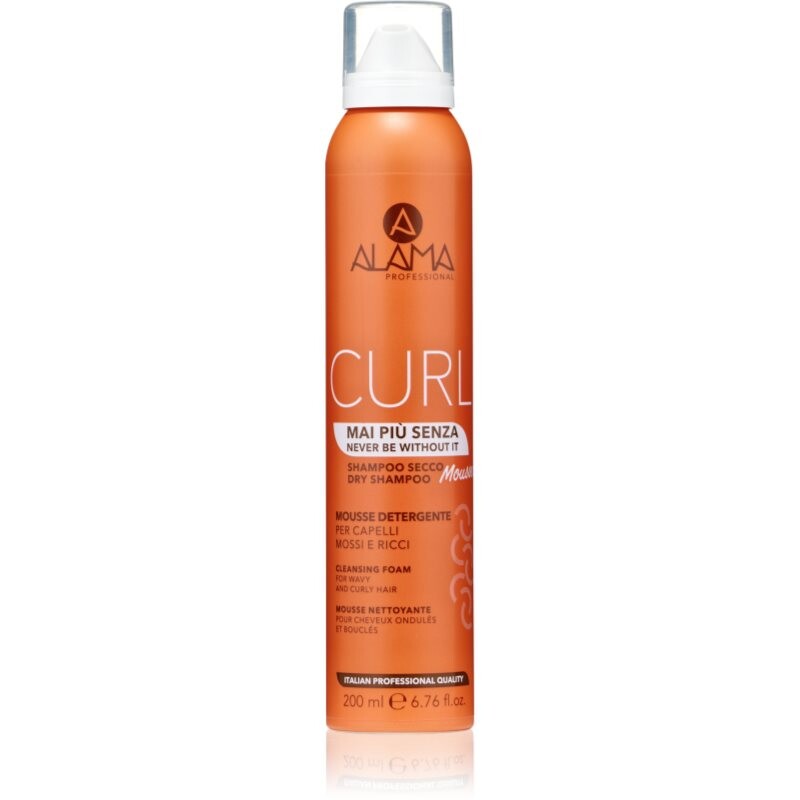 Alama Professional Curl Dry Shampoo Mousse dry shampoo for wavy and curly hair 200 ml