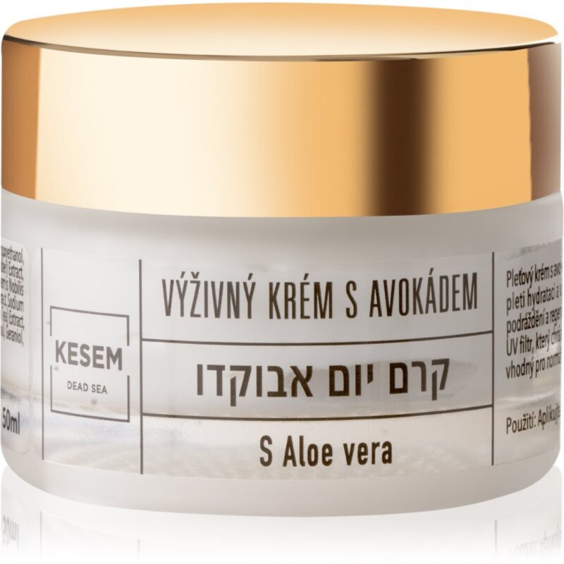 KESEM Nourishing Cream with Avocado and Aloe Vera nourishing moisturiser 50 ml