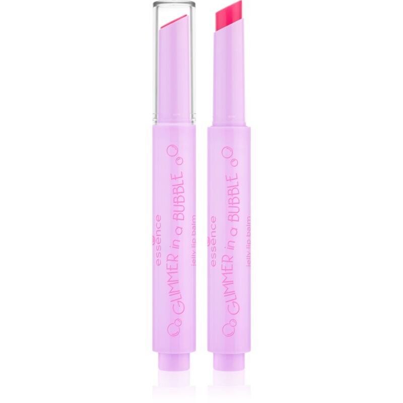 essence GLIMMER IN A BUBBLE tinted lip balm with gel consistency shade 01 Chasing Bubbles 1.6 g