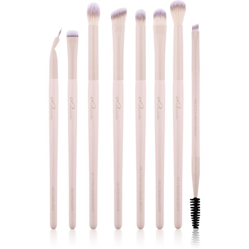 Luvia Cosmetics All Eye Want Nude Aura eye makeup brush set