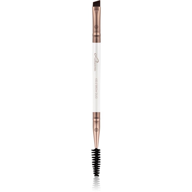 Luvia Cosmetics Elegance Brow Duo double-ended eyebrow brush 430 1 pc