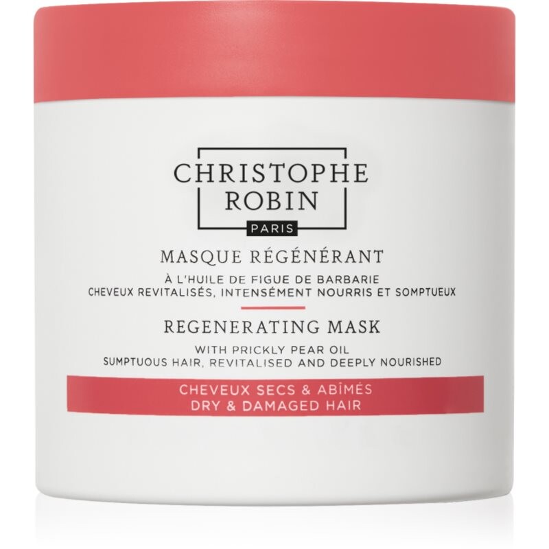 Christophe Robin Regenerating Regenerating Mask with prickly pear oil regenerating mask for hair 75 ml