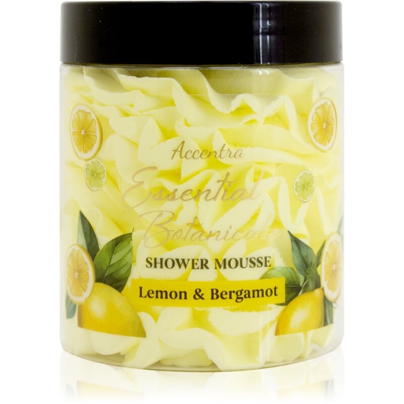 Accentra Essential Botanicals Shower Mousse shower foam with aroma Lemon & Bergamot 200 g