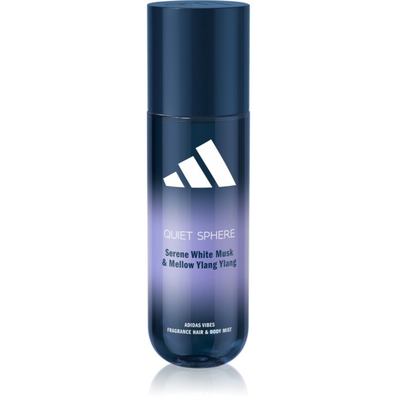 Adidas Vibes Quiet Sphere perfumed body and hair mist for women 236 ml