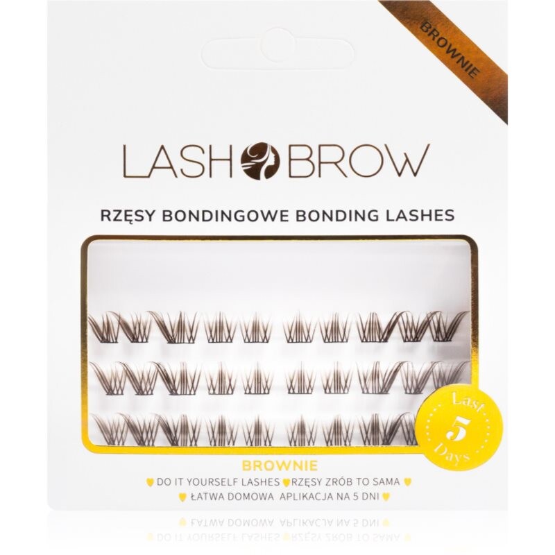 Lash Brow Bonding Eyelashes stick-on cluster lashes Foxy Brownie 1 pc