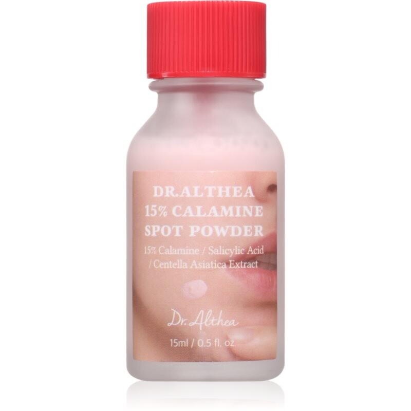 Dr. Althea 15% Calamine Spot Powder topical acne treatment with soothing effect 15 ml