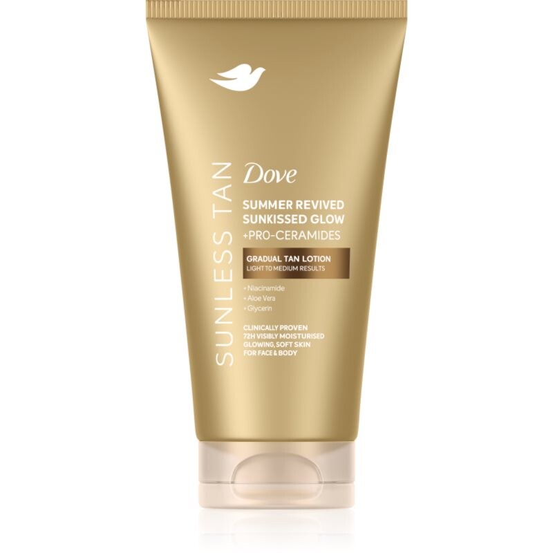 Dove Summer Revived Sunless Tan self-tanning milk shade Fair 75 ml