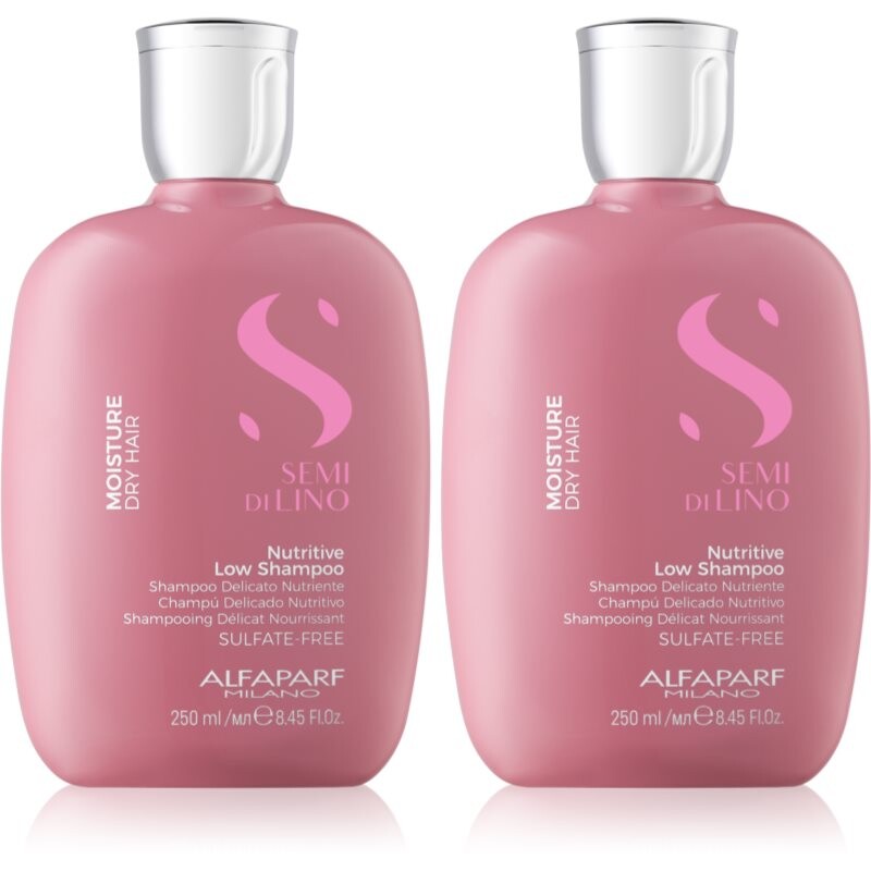 Alfaparf Milano Semi di Lino Moisture Duo Kit set for dry hair