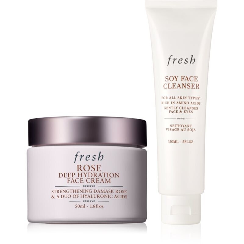 fresh Rose & Sugar Care Set economy pack for flawless skin