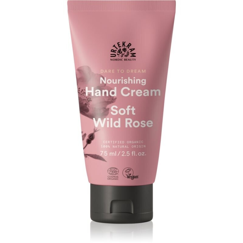 Urtekram Soft Wild Rose moisturising hand cream 75 ml