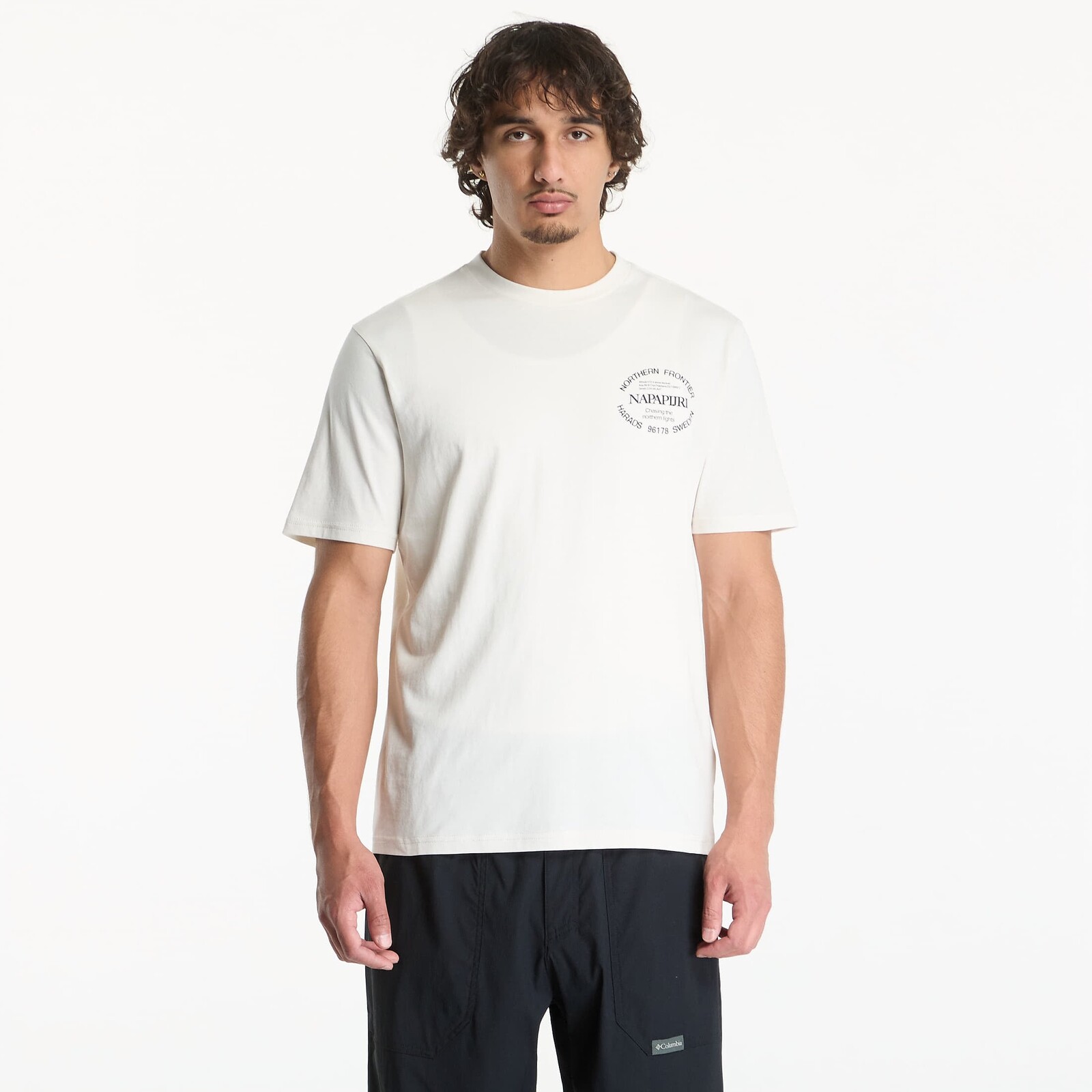 T-shirt Napapijri Swhol Ss Fancy Beige L