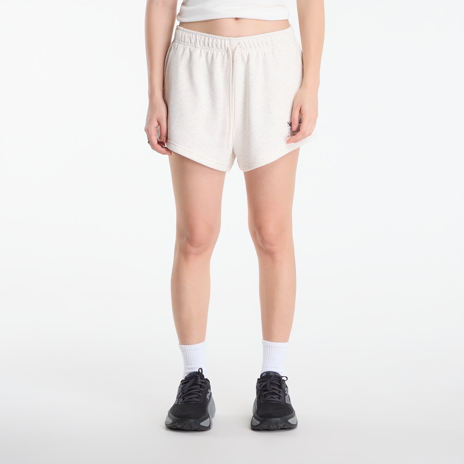 New Balance Trackside French Terry Short Linen Heather XS