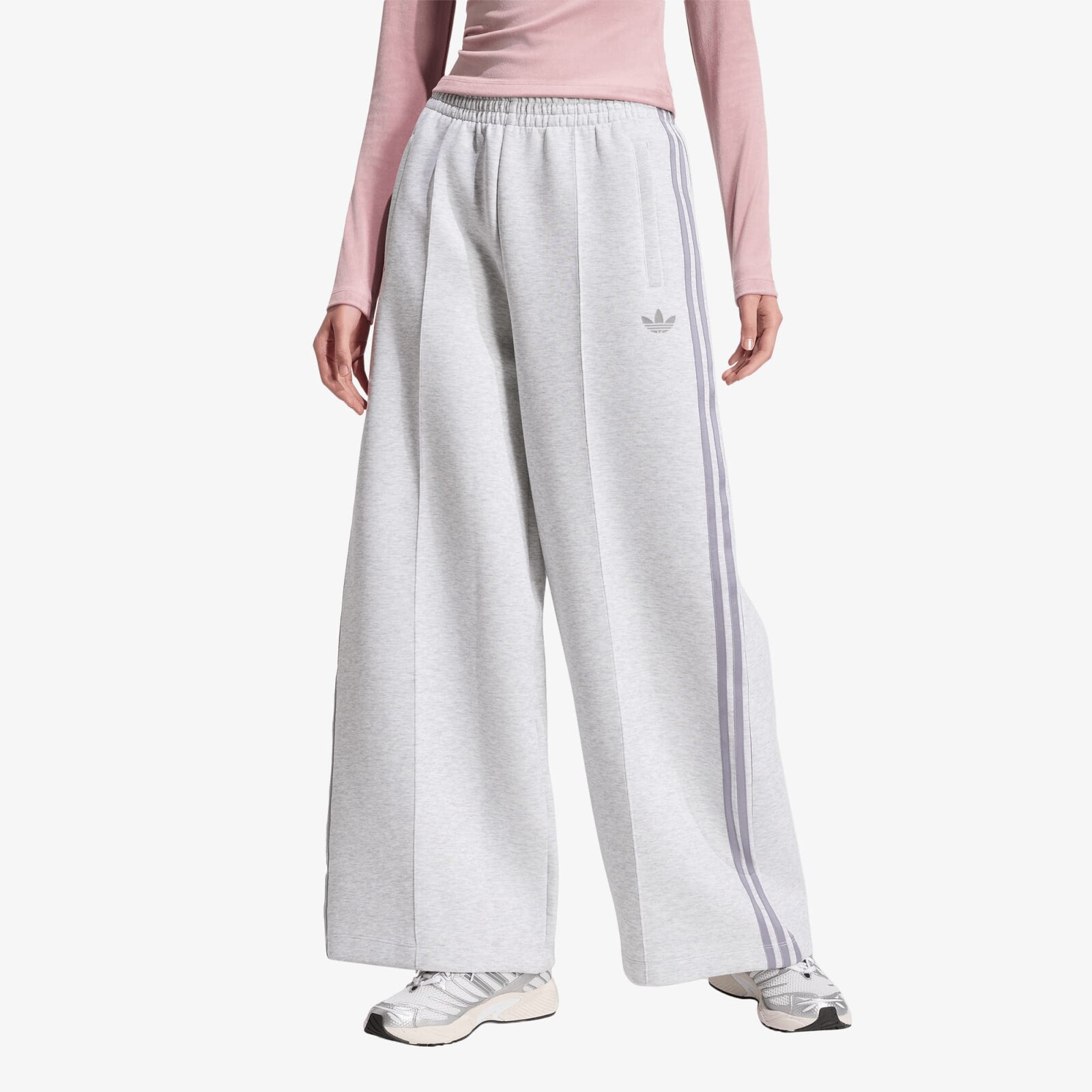 Pants adidas Spacer Trackpants Light Grey Heather/ Reflective Silver/ Slate/ Lgh Solid Grey XS