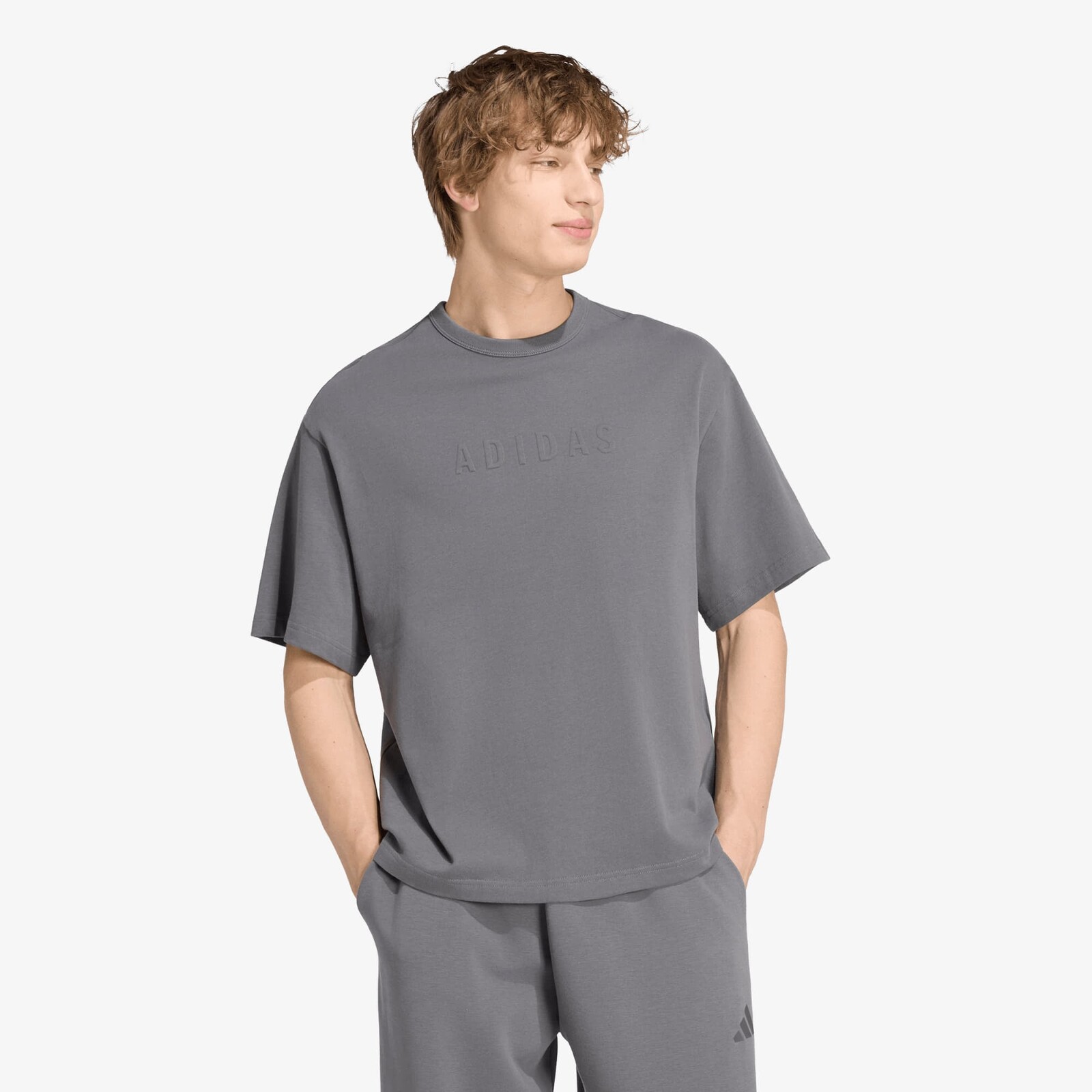 T-shirt adidas Soft Lux Graphic T-shirt Grey Five S
