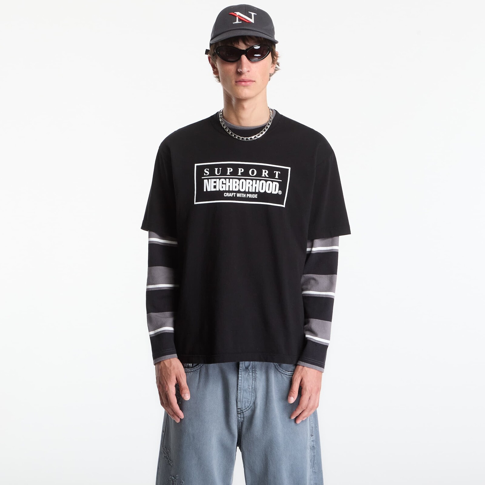 T-shirt NEIGHBORHOOD Nh . Tee Ss-7 Black M