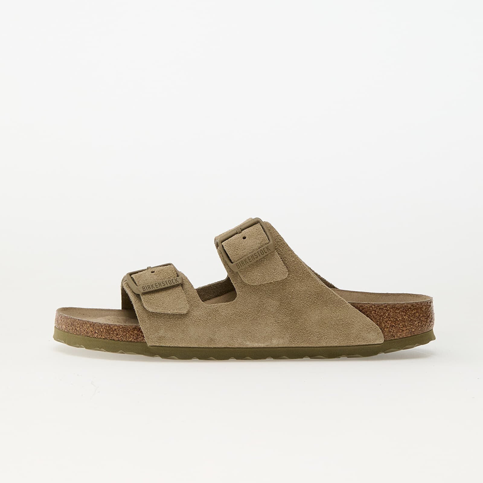 Sneakers Birkenstock Arizona Soft Footbed Suede Leather Faded Khaki UK 7