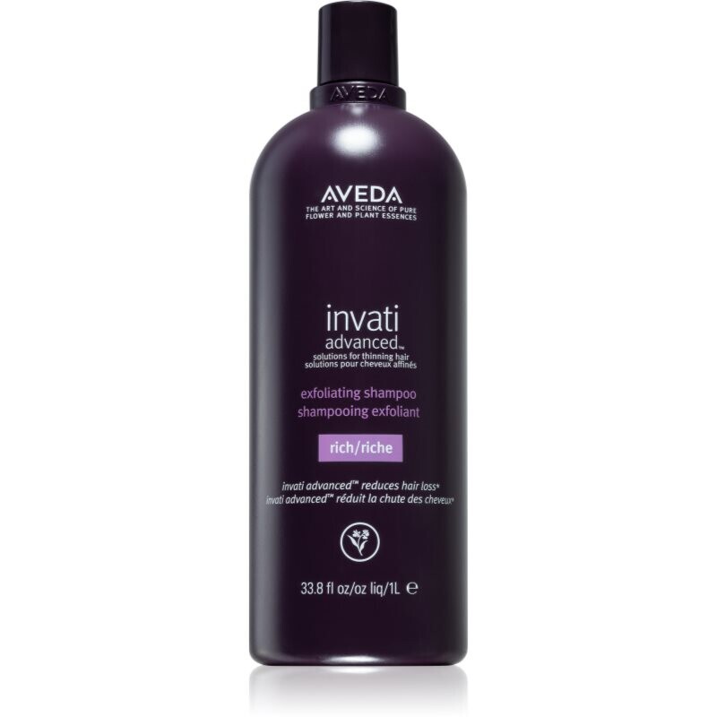 Aveda Invati Advanced™ Exfoliating Rich Shampoo deep cleanse clarifying shampoo with exfoliating effect 1000 ml
