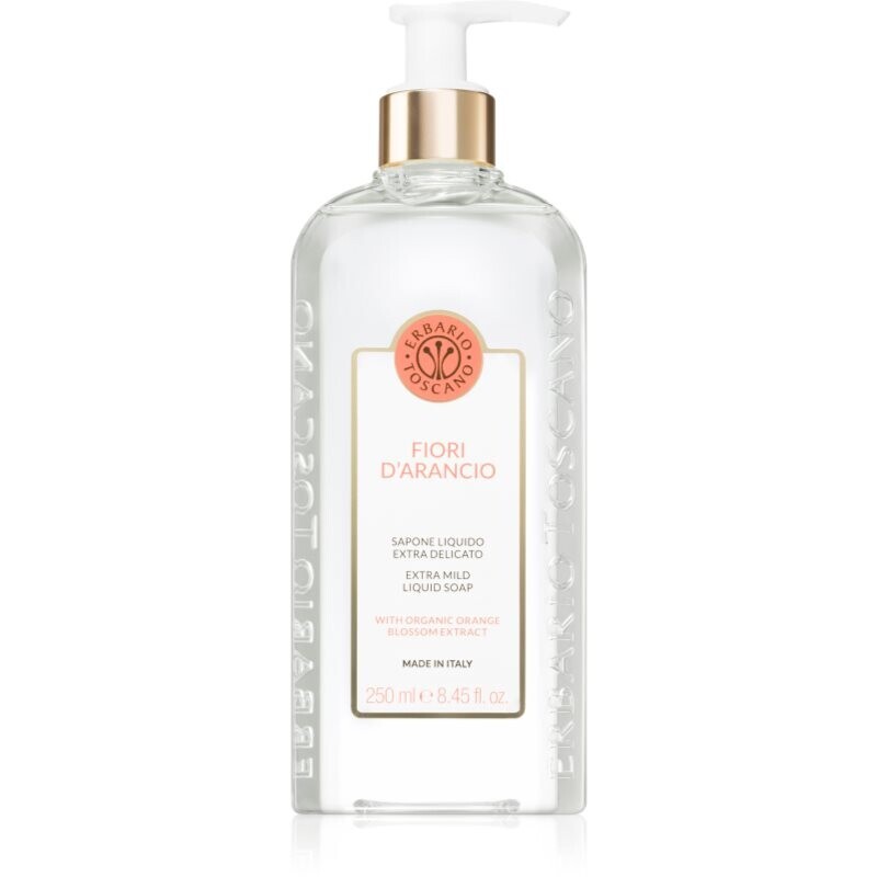 Erbario Toscano Fiori d’Arancio gentle liquid hand soap 250 ml