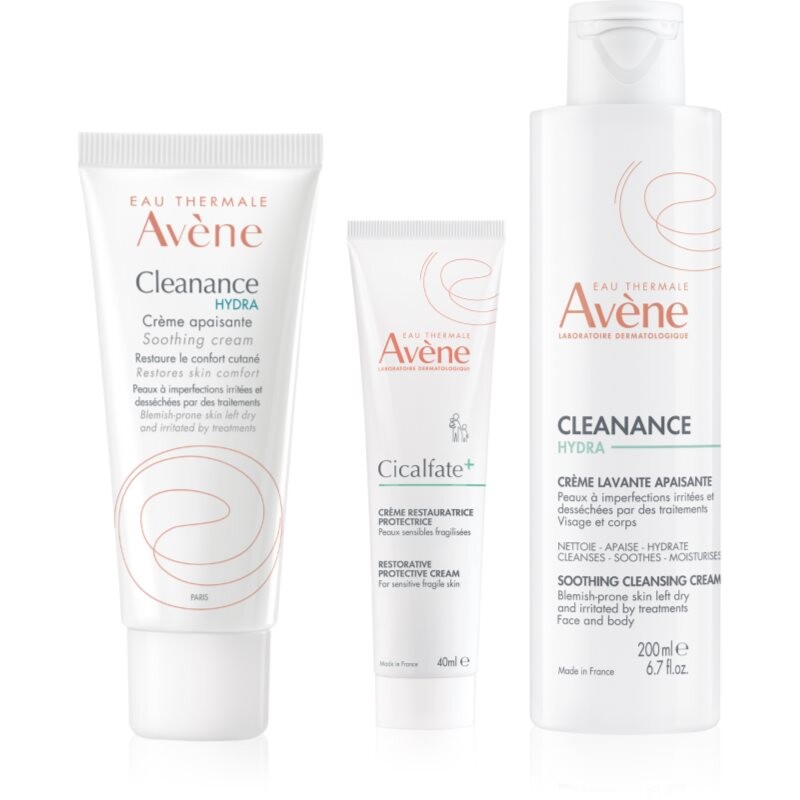 Avène Cleanance set for skin soothing
