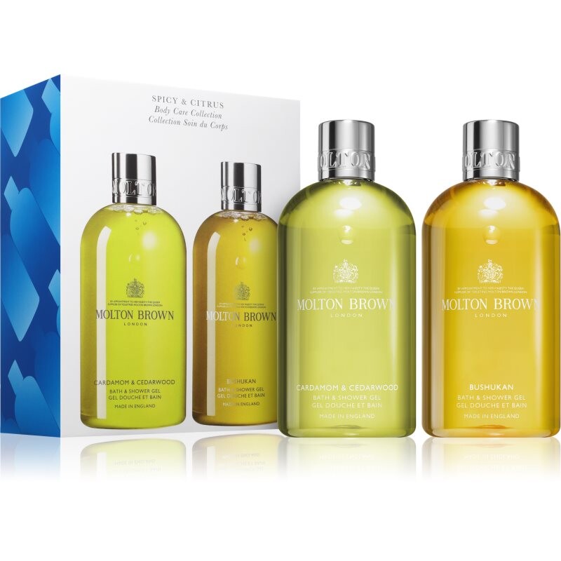 Molton Brown Spicy & Citrus Body Care Collection gift set for the body