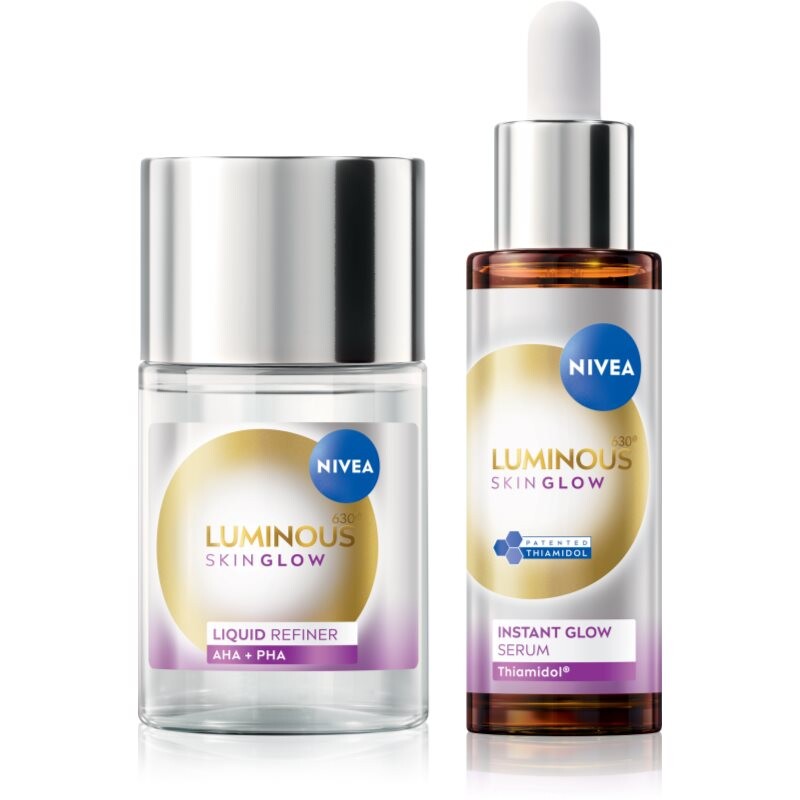 NIVEA Luminous 630 Skin Glow economy pack to brighten and smooth the skin