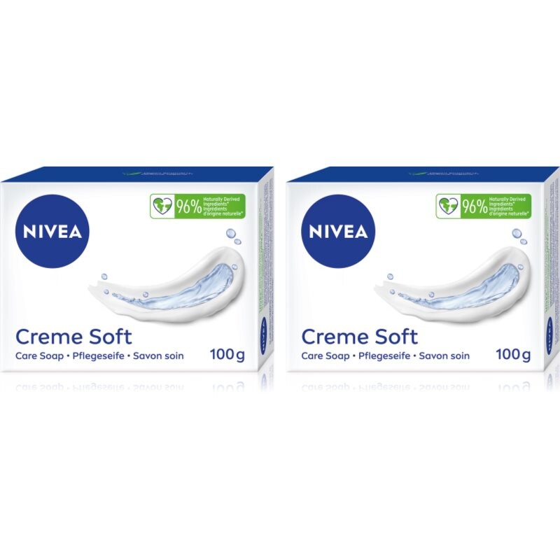 NIVEA Creme Soft bar soap economy pack