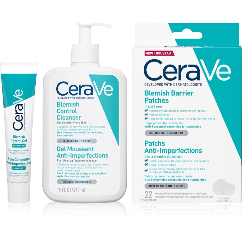 CeraVe Cleansers Blemish Control Cleanser set for problem skin