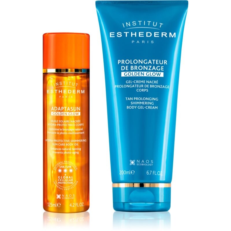 Institut Esthederm Adaptasun Golden Glow set for beautiful tan and healthy skin