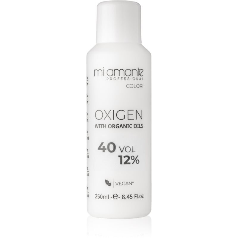 Mi Amante Professional Colori Oxigen With Organic Oils activating emulsion for professional use 12% 40 Vol. 250 ml
