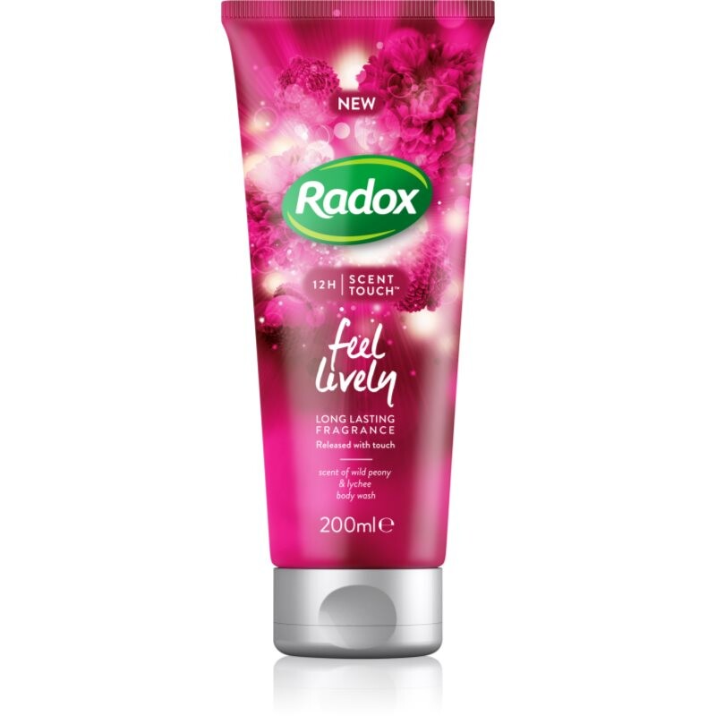Radox Feel Lively nourishing shower gel Wild Peony & Lychee 200 ml
