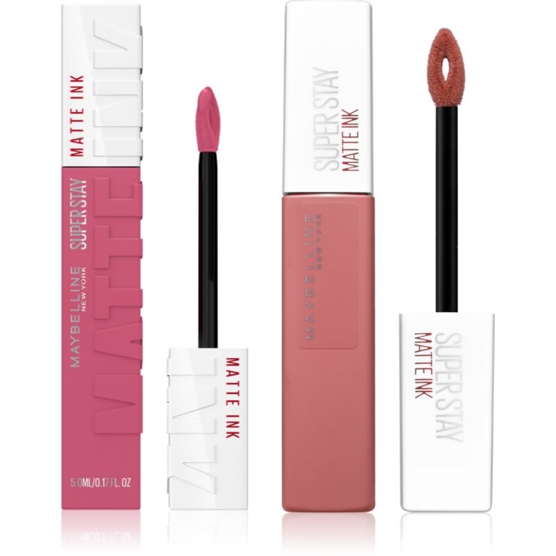 MAYBELLINE NEW YORK SuperStay Matte Ink set for lips