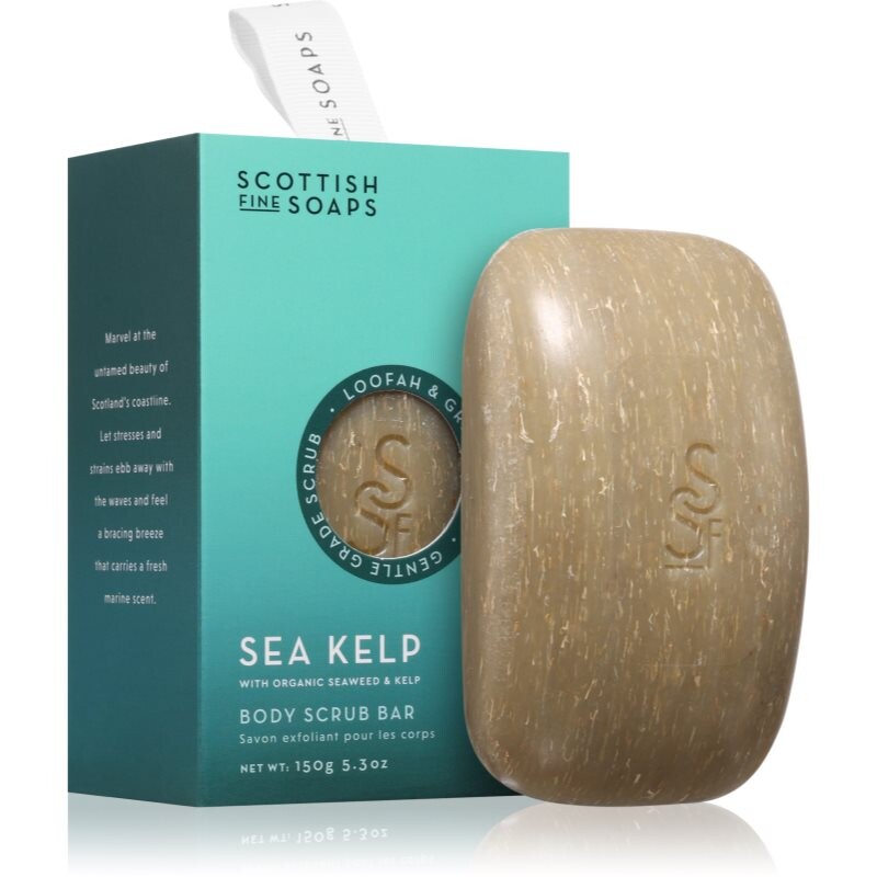 Scottish Fine Soaps Sea Kelp Body Scrub Bar exfoliating soap 150 g
