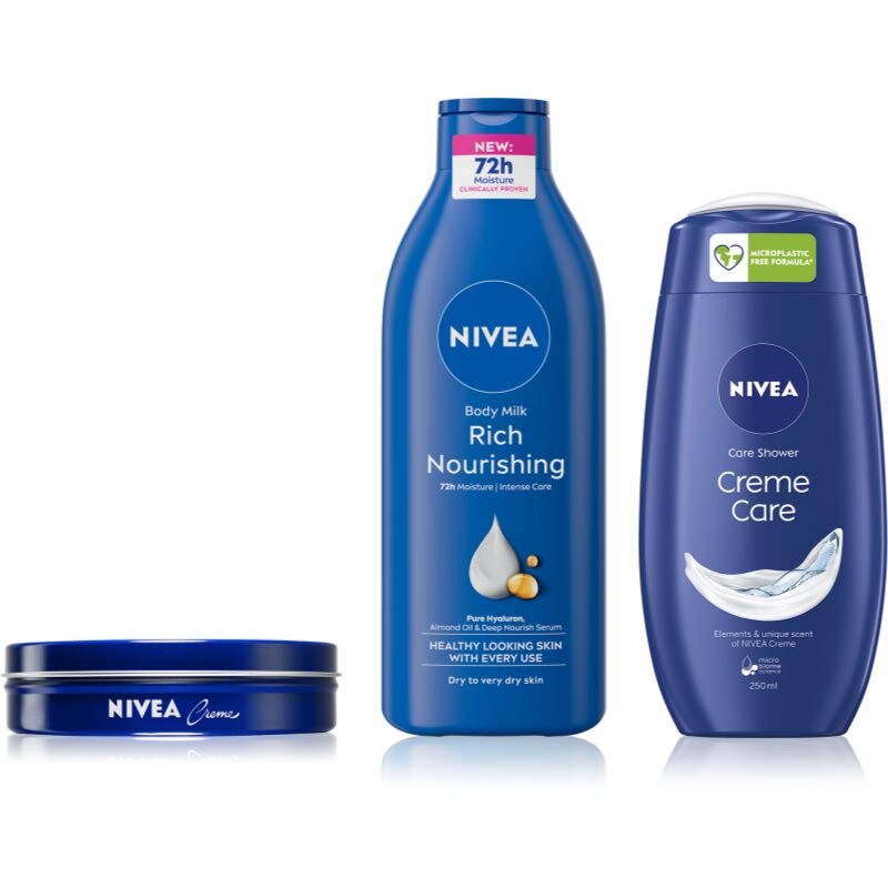 NIVEA Creme set with nourishing and moisturising effect