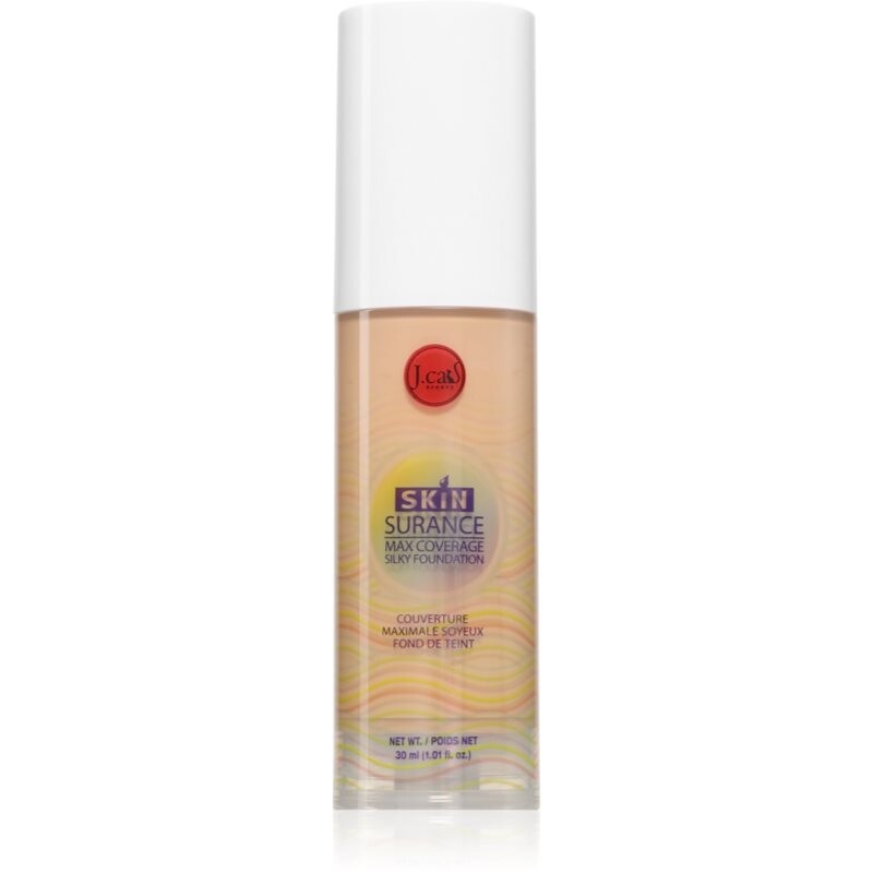 J.Cat Beauty Skinsurance long-lasting liquid foundation shade 109 Soft Taupe 30 ml
