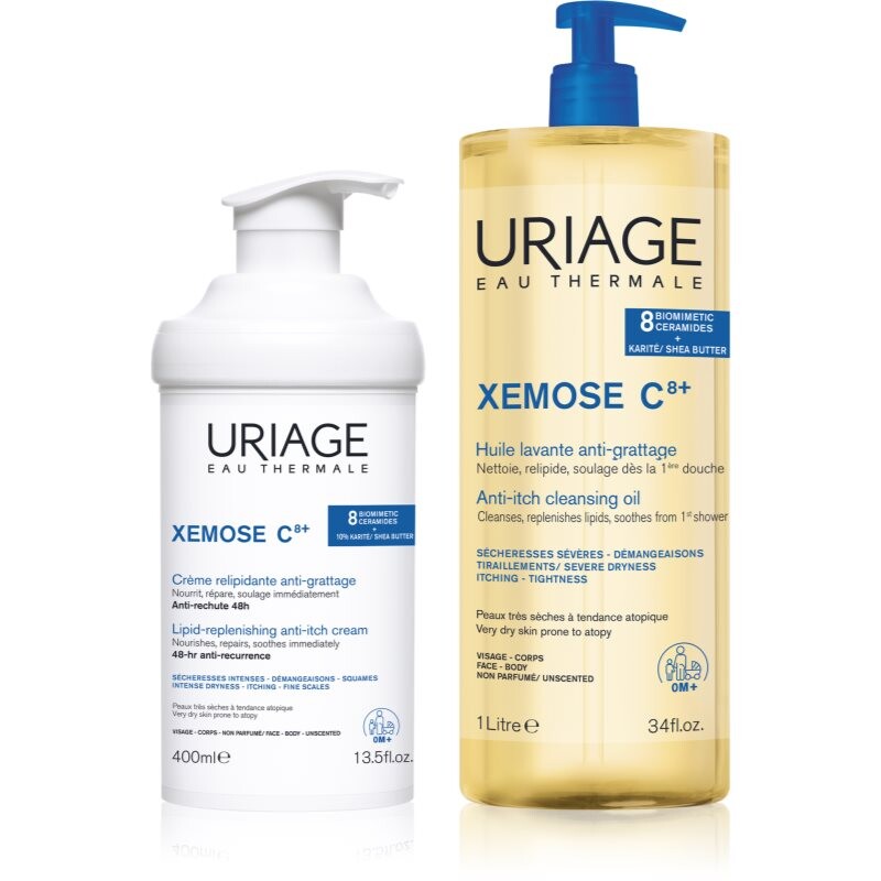 Uriage Xemose C8+ Comfort Set set for very dry sensitive and atopic skin