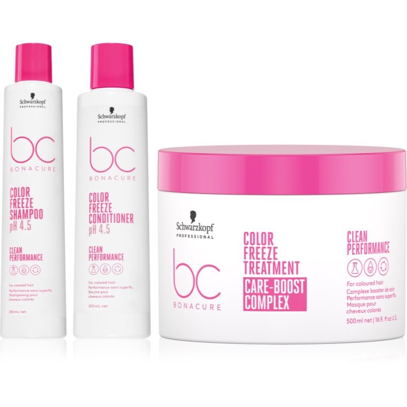 Schwarzkopf Professional BC Bonacure Color Freeze set for colour-treated hair