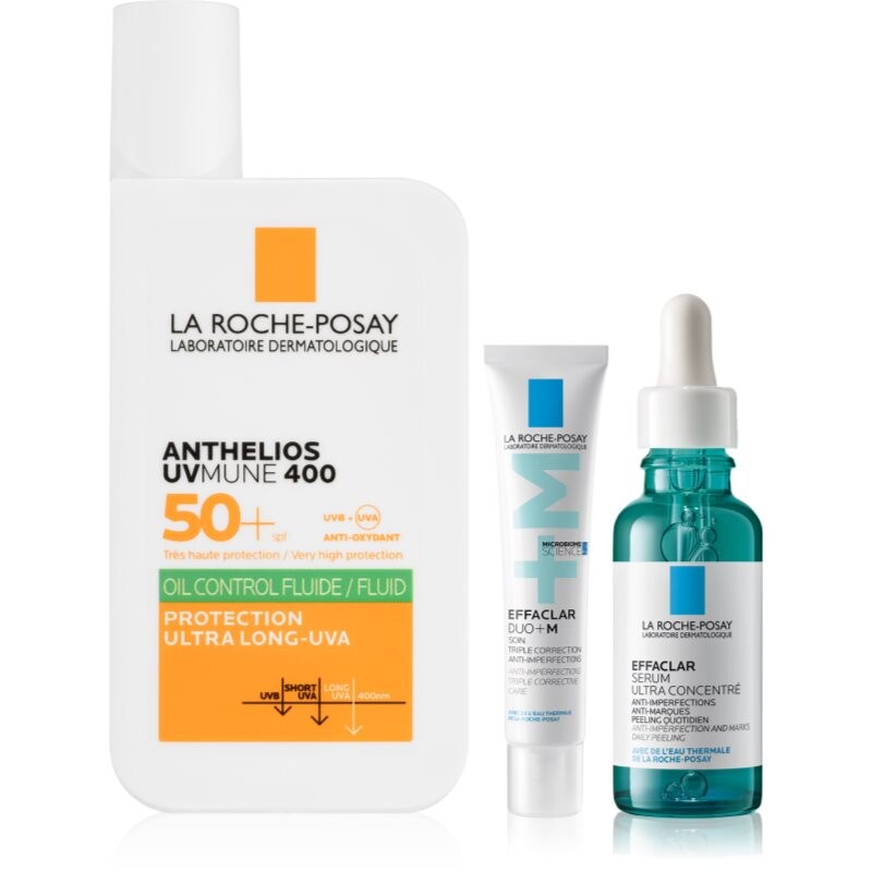 La Roche-Posay Effaclar Anti Imperfection Routine set against imperfections in acne-prone skin