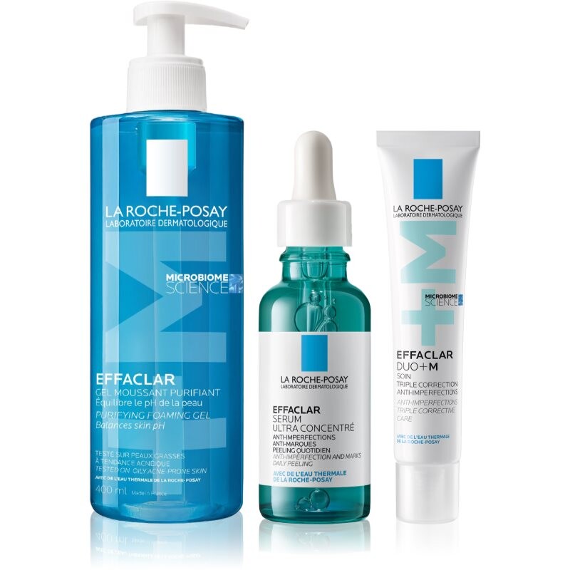 La Roche-Posay Effaclar Anti Imperfection Routine set to treat skin imperfections