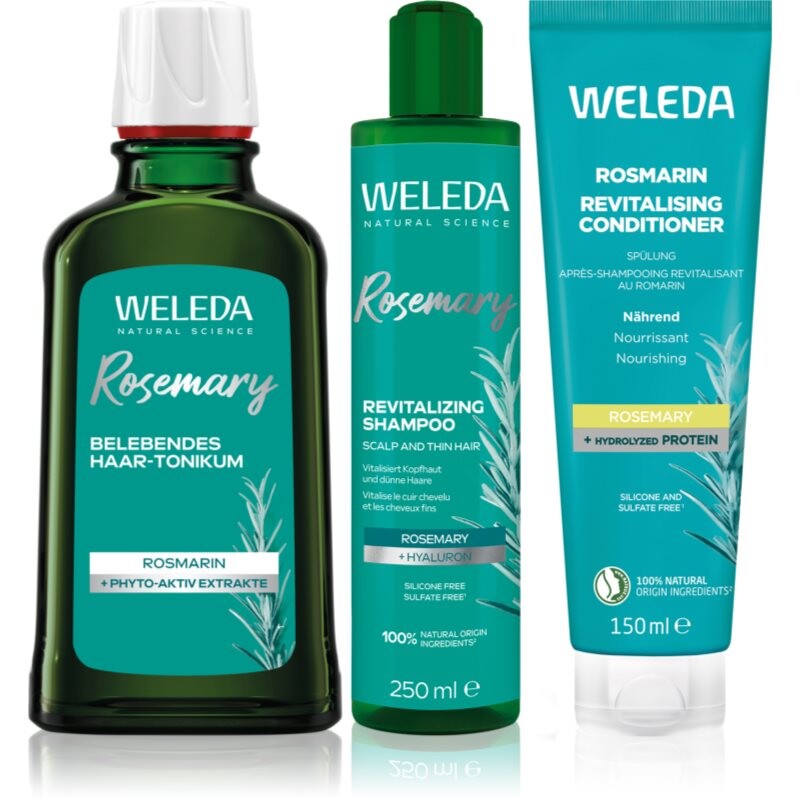 Weleda Rosemary set for hair growth and strengthening from the roots