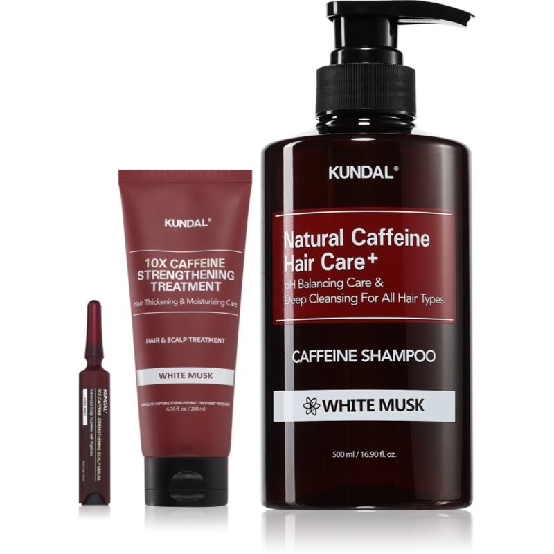 KUNDAL Caffeine Strengthening set for hair strengthening