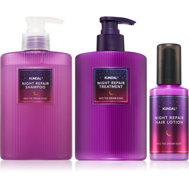 KUNDAL Night Repair set for healthy and beautiful hair