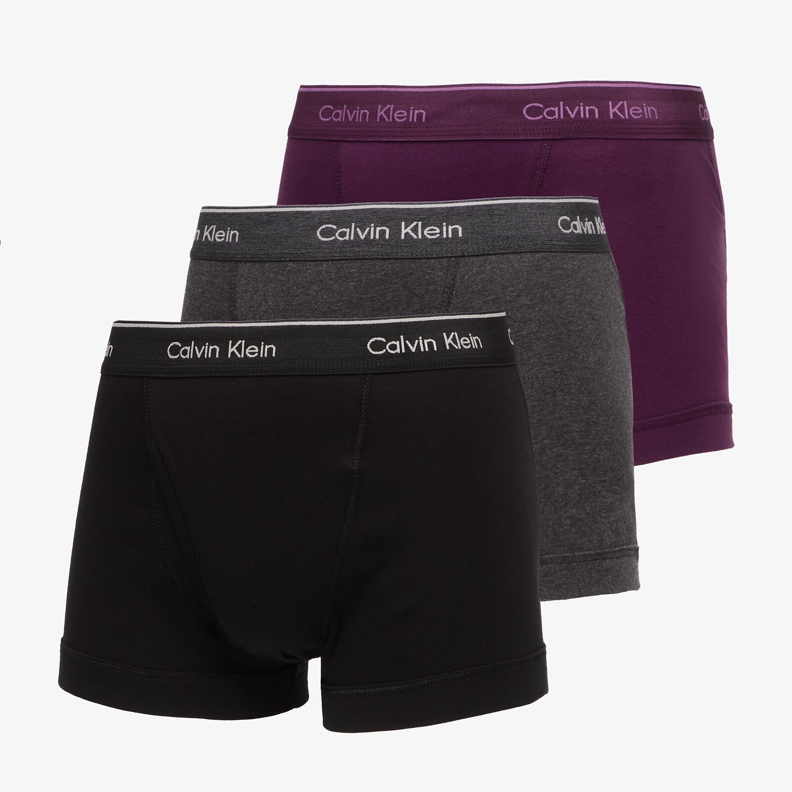 Calvin Klein Trunk 3-Pack Purple S