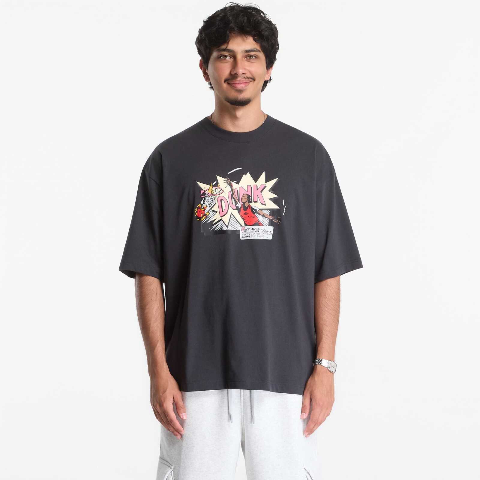 T-shirt Jordan Brooklyn Men's T-Shirt Off Noir S