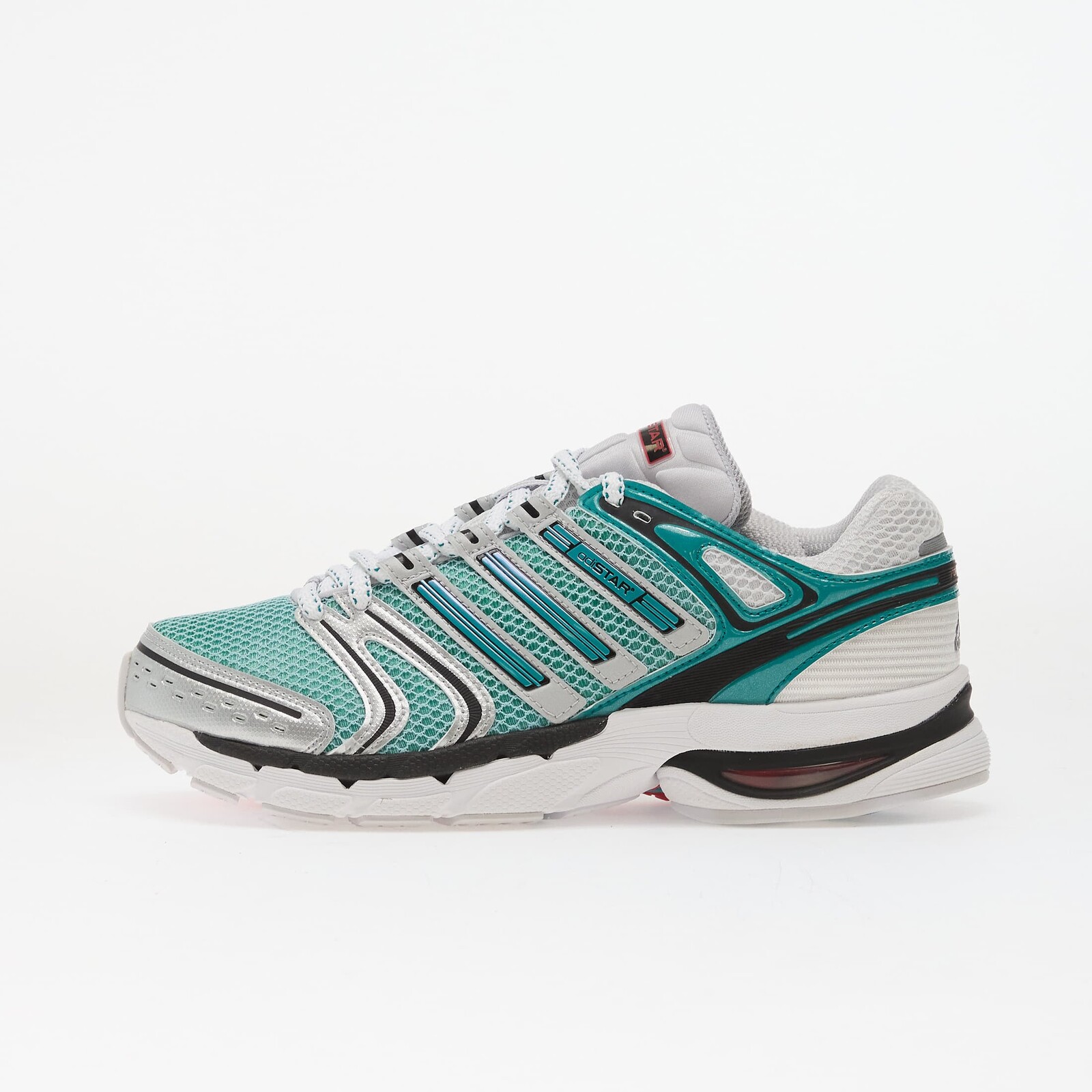 Sneakers adidas Adistar Control 5 Silver Met./ Equipment Green/ Pure Ruby UK 8