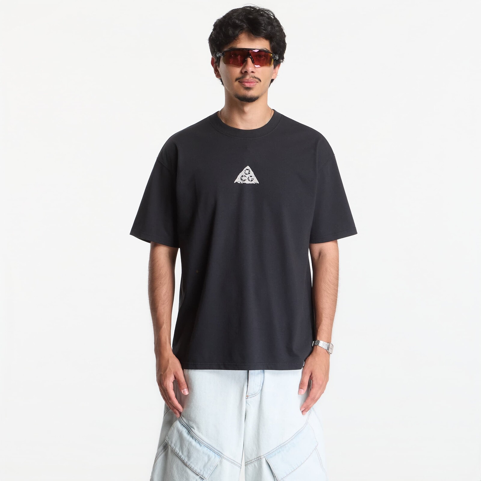 T-shirt ACG Men's Dri-FIT T-Shirt Black/ Lt Orewood Brn XL