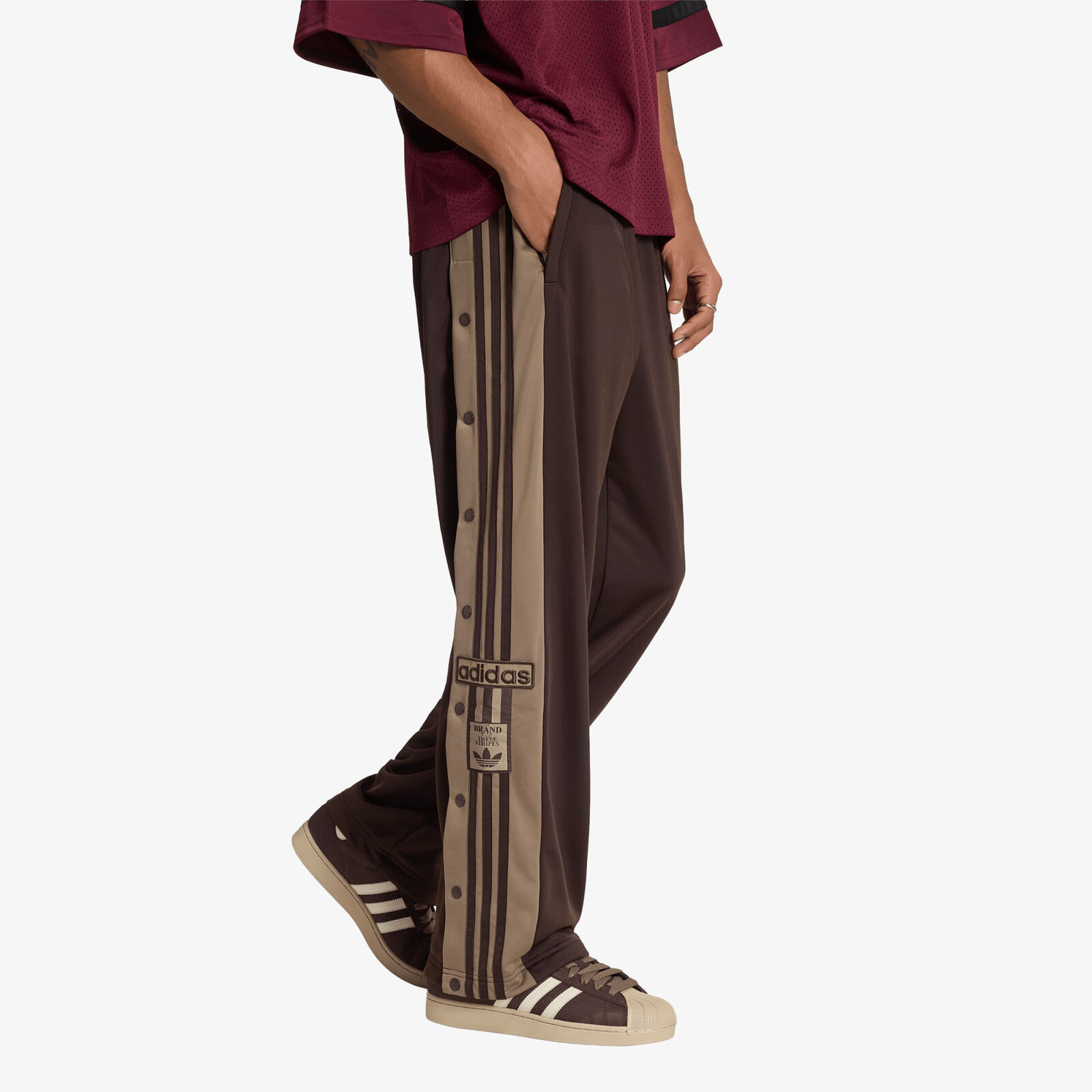 Pants adidas Adibreak Classic Track Pants Aurora Coffee XL