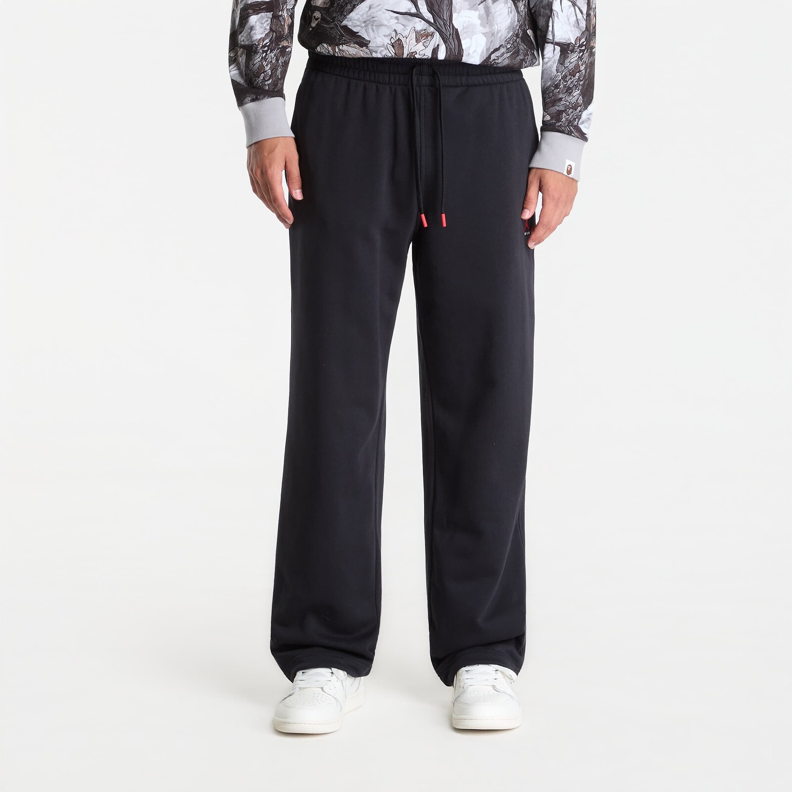 Pants Jordan Brooklyn Fleece Men's Open-Hem Pants Black/ University Red XS